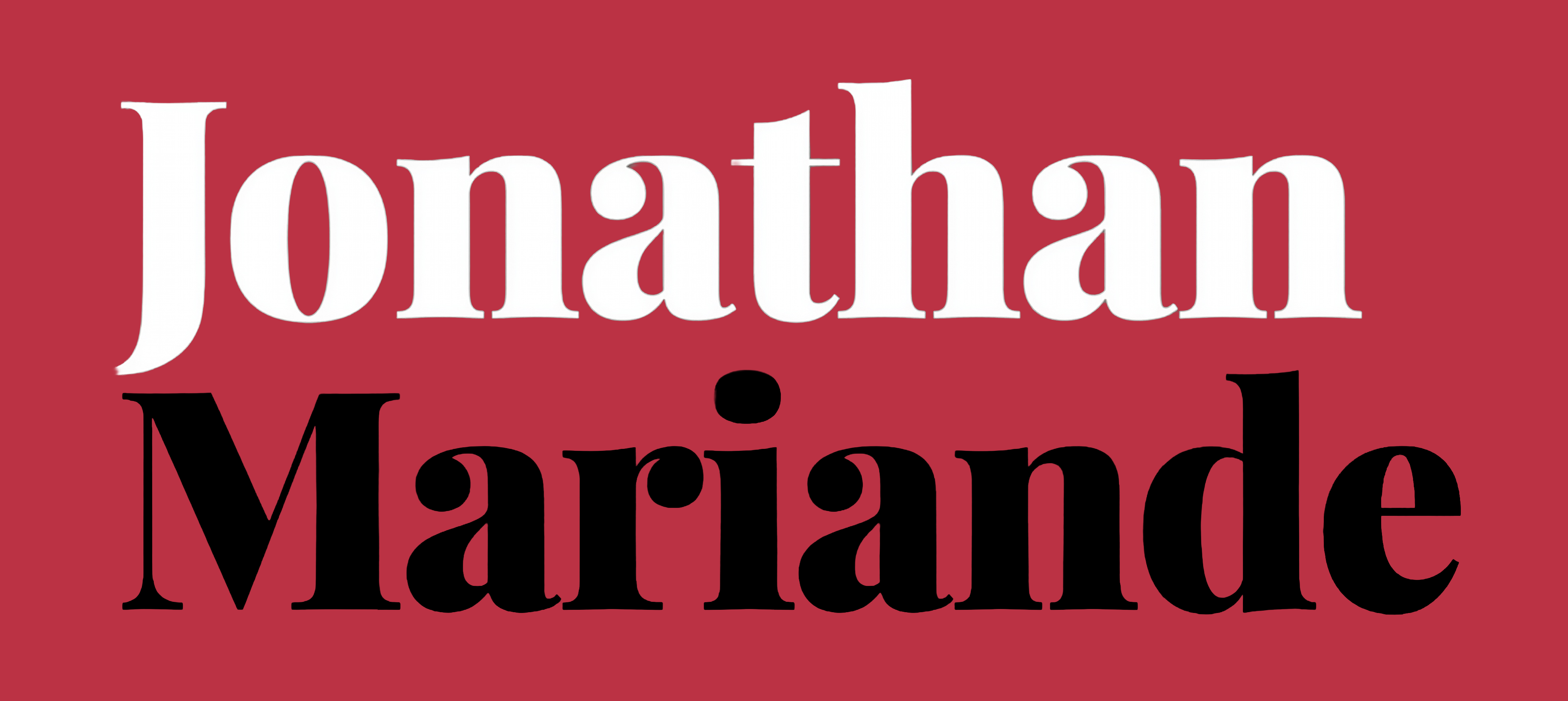 Jonathan Mariande campaign logo