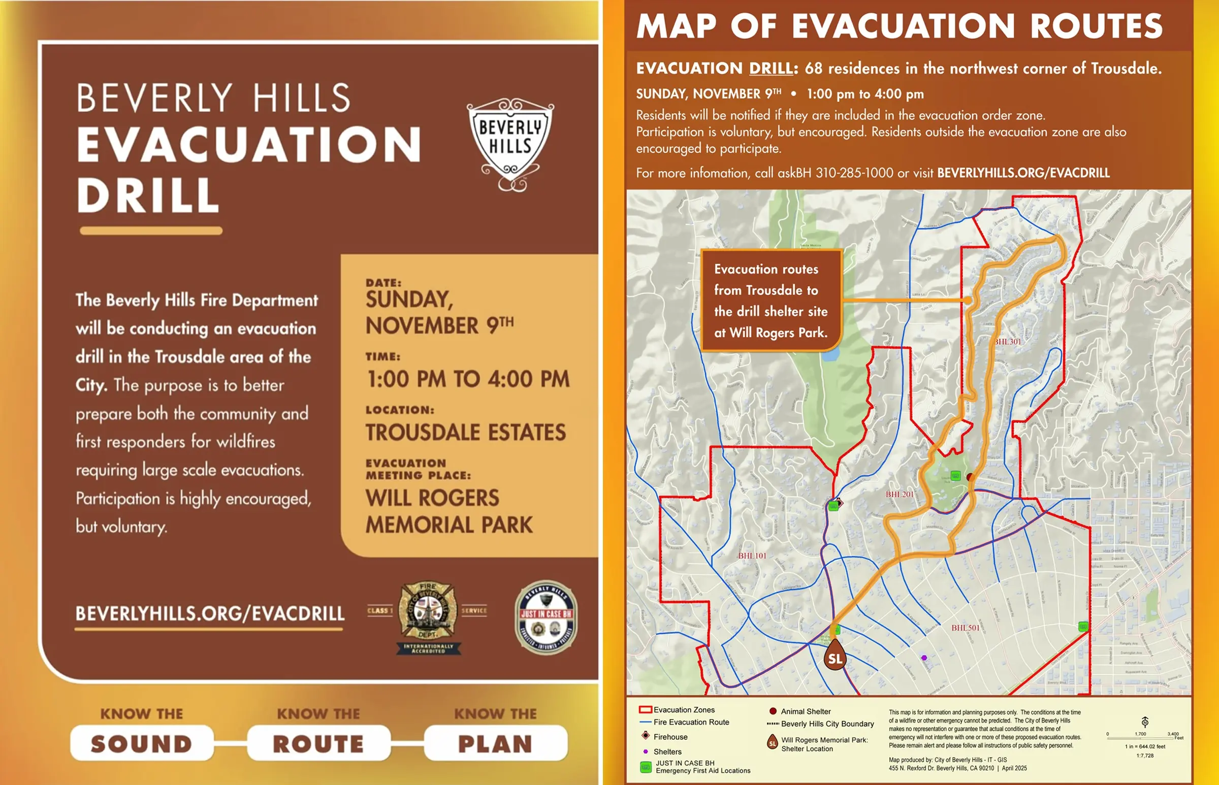 Beverly Hills Evacuation Drill