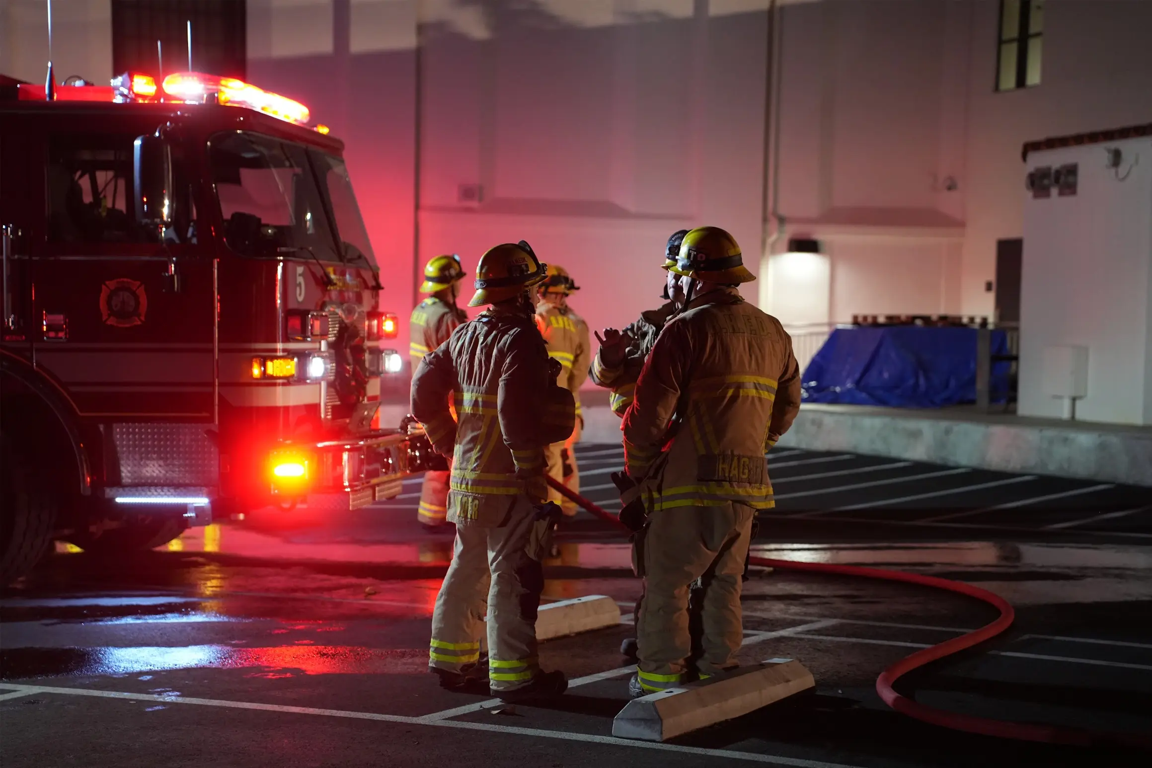 Beverly Hills Fire Department following the swift containment of a small electrical fire at El Rodeo Elementary School on December 30, 2025.