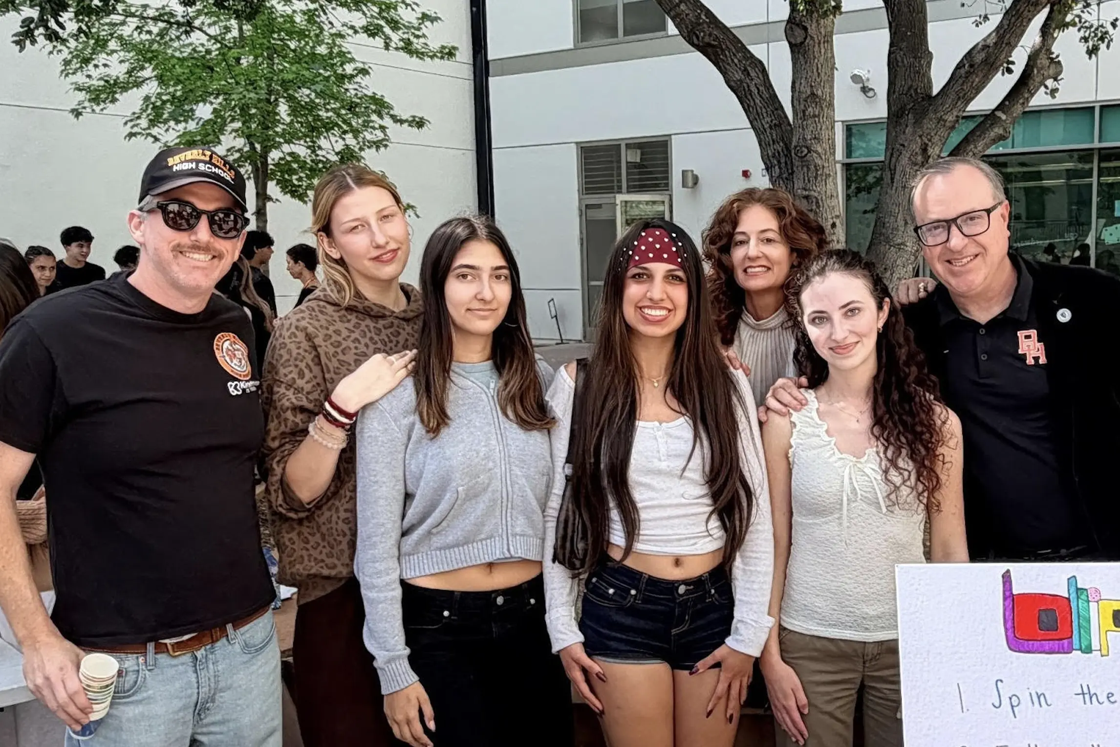 Beverly Hills High School students and staff gather during the annual Probability Carnival, where students showcased original, chance-based games and applied statistical concepts through hands-on learning experiences.