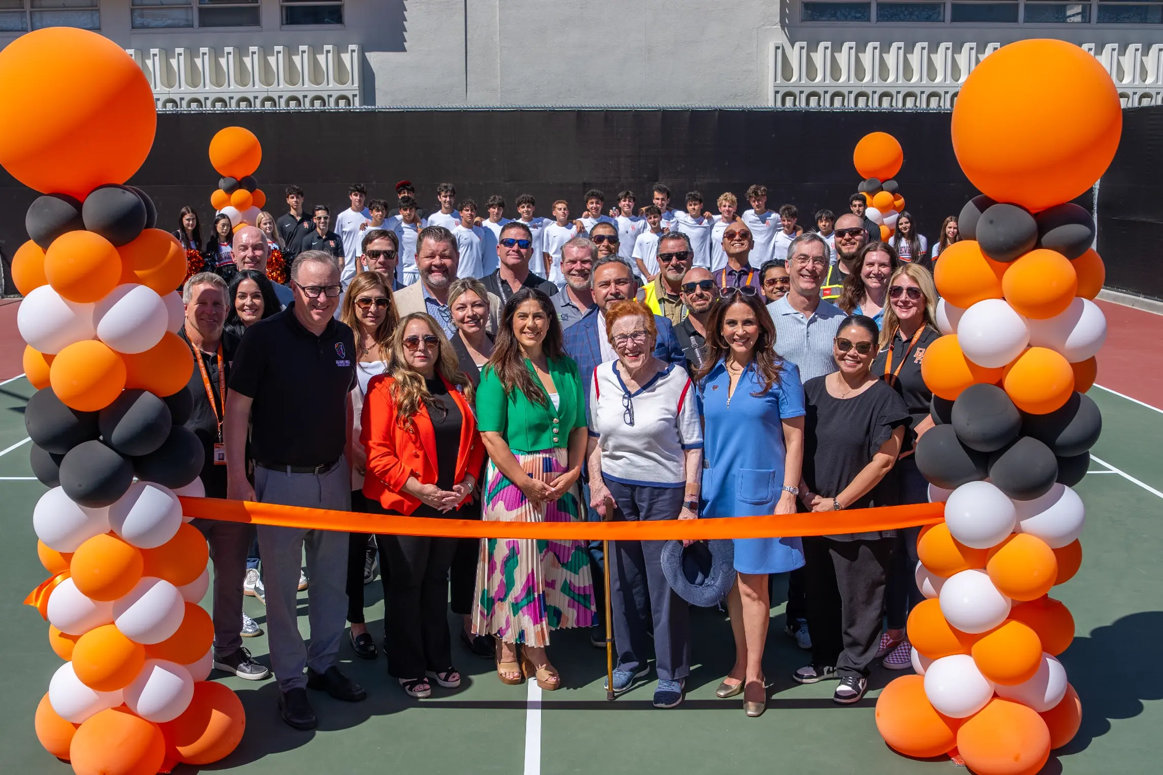 BHHS Celebrates Opening of Six New Tennis Courts
