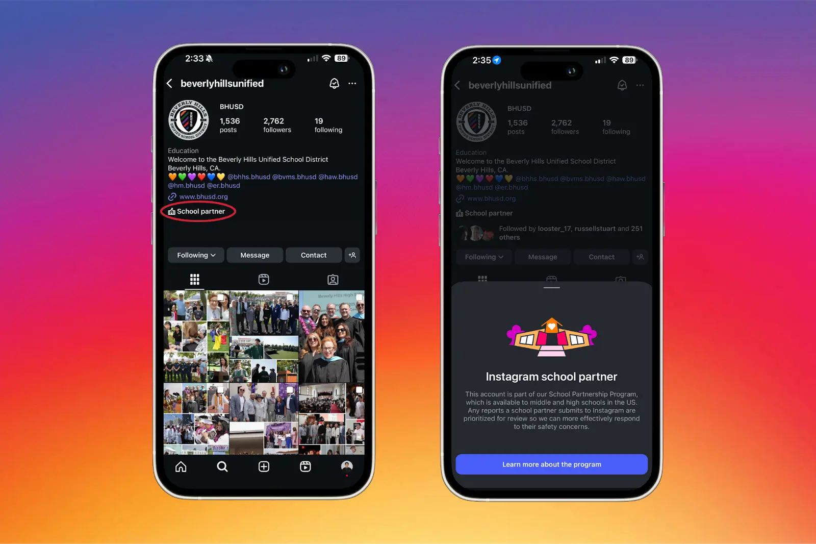 BHUSD Leads the Way in Online Student Safety with Instagram Partnership