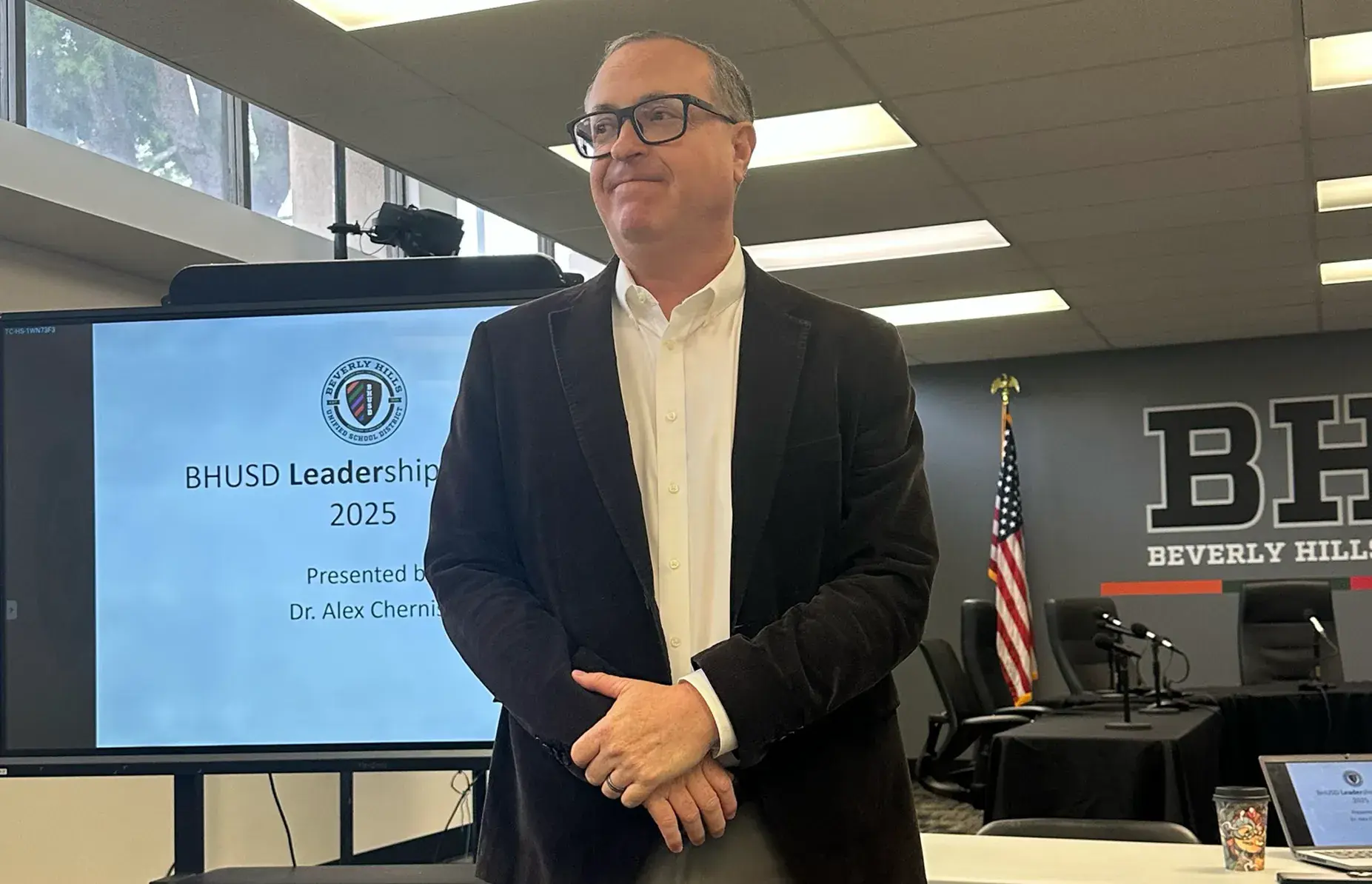 BHUSD Superintendent Dr. Alex Cherniss Hosts Leadership Retreat