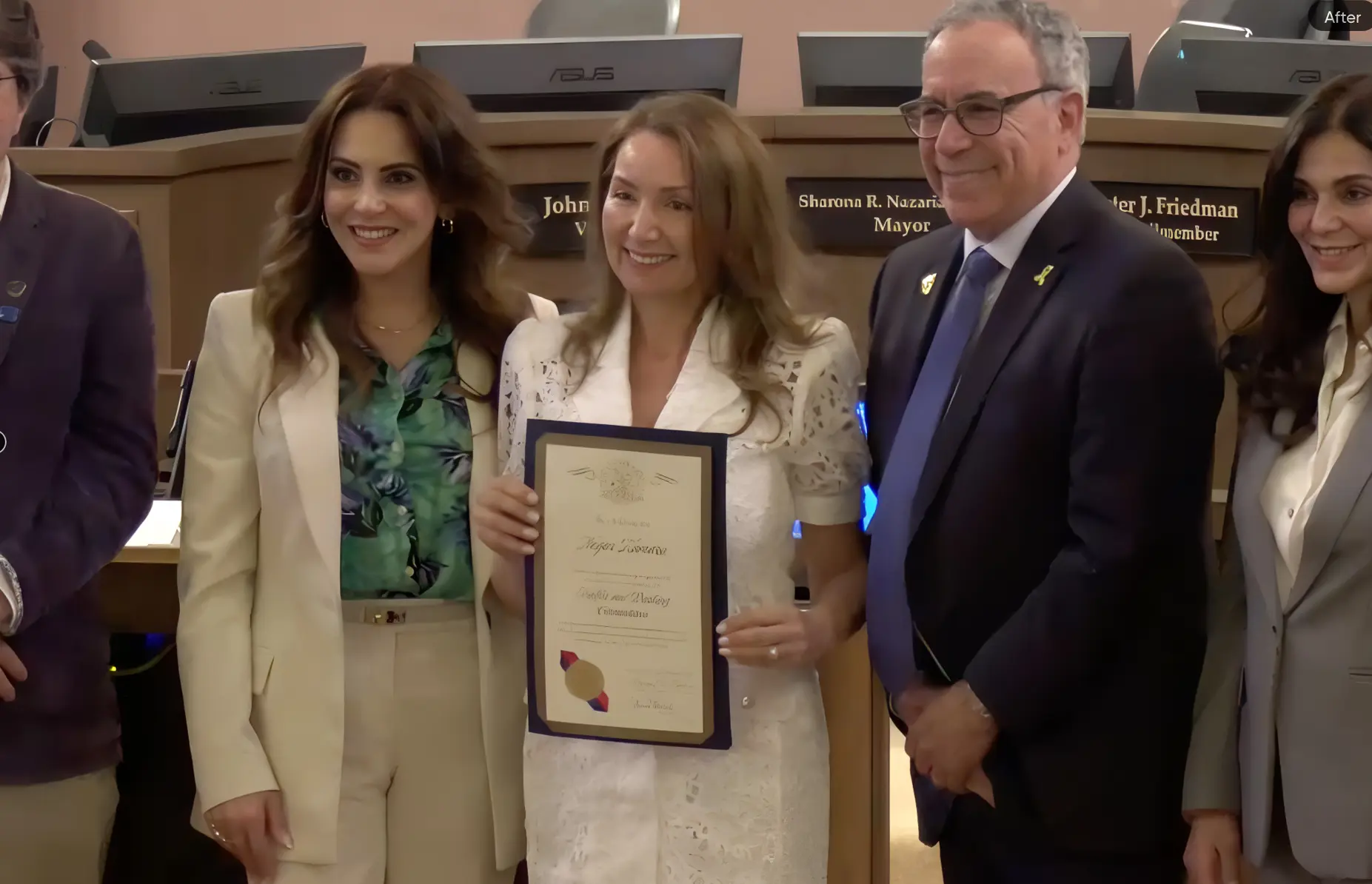 Negar Kamara at Commission Appointment Ceremony