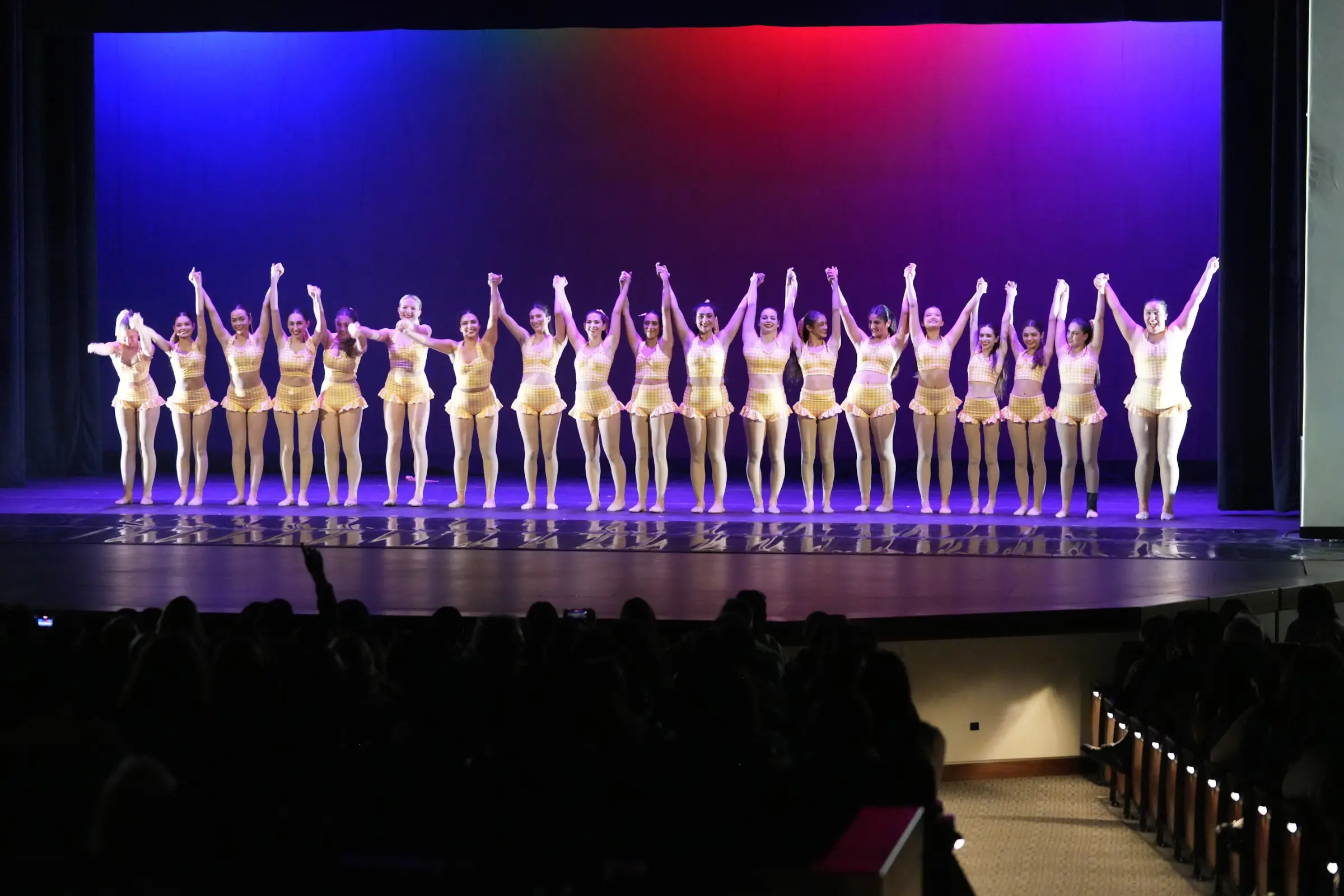 The 2026 BHHS Dance Company performs at the grand opening of the newly renovated K.L. Peters Auditorium.