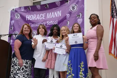 Horace Mann’s Fifth Graders Honored in Heartfelt Promotion Ceremony