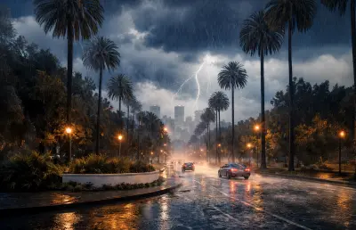 Beverly Hills braces for powerful Christmas storm
