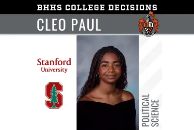 BHHS student Cleo Paul commits to Stanford