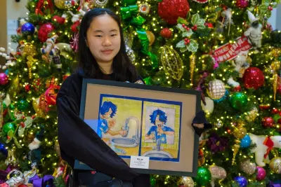 BVMS student Ella Lee honored for water conservation artwork