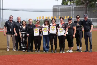BHHS Softball Seniors Honored On Senior Night