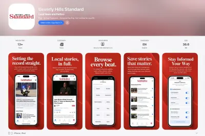 The Beverly Hills Standard Launches Official iPhone App