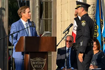 Max Subin Takes Oath as Beverly Hills Police Chief
