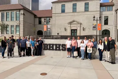 BHHS Alumni Return for First Back to Beverly Campus Tour