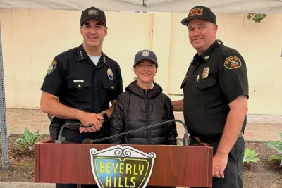 Rain Cuts Short Beverly Hills Emergency Preparedness Fair