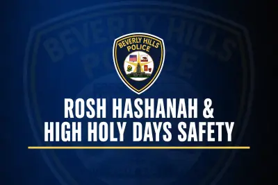Beverly Hills Police Increase Patrols for High Holy Days
