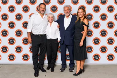 BHAAA Hall of Fame honorees Billy Koch (Class of 1987) and Emily Koch (Class of 1990) with their parents, BHHS alumni Rita and Hawk Koch, a longtime producer and former Academy of Motion Picture Arts and Sciences president.