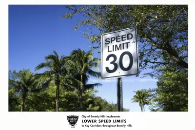 Beverly Hills Begins Lower Speed Limit Rollout October 1